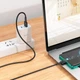 Кабель Hoco Type-C Victory charging data cable X83 |1m, 3A| black - зображення 6