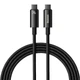Кабель для зарядки Baseus CAWJ040101 USB-C – USB-C 240W 200 см Черный - изображение 1