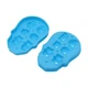 Силиконовая форма для льда 3D skull ice Bridi blue 6 черепов - изображение 3