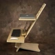 Регульована дерев'яна підставка для роботи стоячи з ноутбуком STANDING-DESK - зображення 3