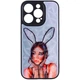 TPU+PC чохол Prisma Ladies для Apple iPhone 14 Pro Max Rabbit - зображення 1