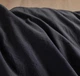 Комплект постельного белья Almira Mix Вареный Хлопок Премиум Черный Семейный - изображение 3