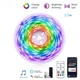 Світлодіодна LED стрічка комплект 10 метрів RGB 5050 із Bluetooth додатком водостійка від USB - изображение 3