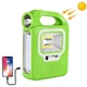 Фонарь кемпинг переносной 6399А - LED+COB, power bank, 2x18650, солнечная батарея. Цвет: зеленый - изображение 3