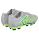 Бутсы футбольные Zelart Yuke L-1-2 размер 44 Silver-Green - изображение 4