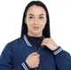 Ветровка спортивная Женская LIDONG LD-604 Синий 4XL - изображение 6