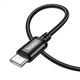 Кабель HOCO X91 Radiance charging data cable for Type-C(L=3M) Black (6931474788726) - зображення 5