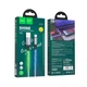 Кабель для заряджання та передачі даних USB Type-A – USB Type-C 1 м HOCO U112 Shine Сірий - зображення 8