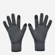 Перчатки мужские вязаные с сенсорными пальцами Under Armour UA Halftime Gloves 1373157-012 S-M Серые (196039119629) - изображение 2