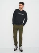 Світшот чоловічий Calvin Klein Jeans 11193. 1 L Чорний - зображення 3