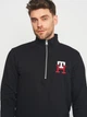 Толстовка на молнии мужская Tommy Hilfiger 11186.1 XL Черная с принтом - изображение 4