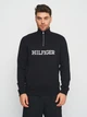 Толстовка на молнии мужская Tommy Hilfiger 11187.1 S Черная с принтом - изображение 1