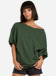 Bluza damska bez kaptura BeWear B079 87053 S-M Zielona (5903068415890) - obraz 1