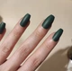 Накладні нігті із клеєм Technic Cosmetics Squareletto - Evergreen 24 шт. Темно-зелений - зображення 3