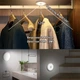 Світлодіодна лампа нічник Intelligent Induction Lamp cold кругла з датчиком руху і перемикачем на акумуляторі - зображення 4