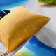 Декоративна подушка (Soft) Жовті трикутники Presentville 50х50 см (pbe0031532) - зображення 2