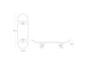 Фингерборд BauTech Fingerboard Мини скейт Подшипниковый Синий (1008-301-01) - изображение 3
