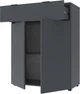 Комод Doros Рон 2 80 х 38 х 100 см 2 фасада 1 шухляда Графит (41516004) - изображение 3
