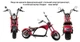 Електроскутер Chopper 2000W, 60V12Ah, Green r804-m3p/2000Gn - зображення 2