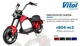 Електроскутер Chopper 2000W, 60V20Ah, Red r804-m3/2000Rd - зображення 6