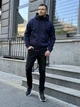 Толстовка на подкладке из овчины. мод КИТ_500, темно синий, размер 46–48 - изображение 1