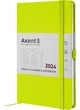 Щотижневик 125*195 AXENT 2024 Partner Strong лимонний (8505-24-60-A) - зображення 2
