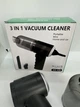 Автомобильный портативный беспроводной пылесос Vacuum Cleaner USB 3 in 1 ручной аккумуляторный на 120 Вт фильтр и 2 насадки - изображение 2