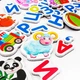 Розвивающая азбука с магнитной досточкой Vladi Toys 93 магнита, 16 карточек VT 5412-01 - изображение 3