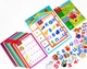 Розвивающая азбука с магнитной досточкой Vladi Toys 93 магнита, 16 карточек VT 5412-01 - изображение 4