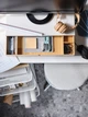 Подставка для монитора / органайзер для канцелярии IKEA ELLOVEN белый 504.747.70 - изображение 5