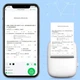 Ручний принтер дитячий Hand Mini Printer у виді кішечки, кишеньковий принтер ABC - зображення 2