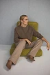 Женские брюки 2490 ТМ Triko Bakh 48-52 кофейный (2490_coffee_1) - изображение 6