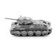 3D металевий пазл-модель та сувенір Танк T-34 - зображення 1