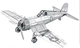 3D металевий пазл-модель винищувач F4U Corsair - изображение 1