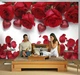 3D Фото Шпалери PHOTODECOR "Троянди з сердечками та пелюстками" - зображення 10