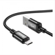 Кабель для зарядки и передачи данных HOCO X89 Wind Черный 1 м USB – Micro USB (X89) - изображение 2