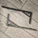 Откидной механизм столика из нержавеющей стали ZUOGANG Fold Bracket F14 - 34cm (Slim) Черный (2 шт) - изображение 5