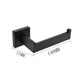 Держатель туалетной бумаги из нержавеющей стали IwConcept LSB-15 304 Steel (Черный) - изображение 3