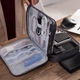 Сумка-органайзер для кабелей (проводов) и электроники Daily Travel Digital Bag (2 отделения) Серая - изображение 3
