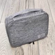 Сумка-органайзер для кабелей (проводов) и электроники Daily Travel Digital Bag (2 отделения) Серая - изображение 8