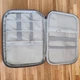 Сумка-органайзер для кабелей (проводов) и электроники Daily Travel Digital Bag (2 отделения) Серая - изображение 13