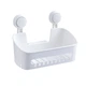 Полка в ванну на вакуумних присосках Taili AW639 (Storage Shelf) Біла - зображення 4