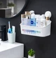 Полка в ванну на вакуумних присосках Taili AW639 (Storage Shelf) Біла - зображення 7