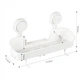Полиця у ванну або кухню на вакуумних присосках Taili AW633 (Storage Shelf + hook) Біла - зображення 11