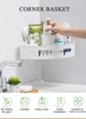 Кутова полиця у ванну на присосках Taili AW557 (Corner Shelf) Біла - зображення 5