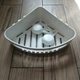 Кутова полиця у ванну на присосках Taili AW557 (Corner Shelf) Біла - зображення 9