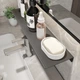 Полиця для ванної з алюмінію DISFACT BR-Loft L-type 50cm (Темно-сіра) - зображення 2