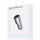 Автомобильное зарядное устройство Proove Double Energy Plus 53W USB + Type-C Metal Gray - изображение 2