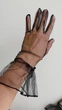 Елегантні рукавички з фатину для фотосесії та свята Honey Fashion Accessories M/L чорний (7-18) - зображення 2