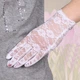 Рукавички жіночі мереживні короткі вечірні ажурні Honey Fashion Accessories S/M/L білий (7-70) - зображення 5
